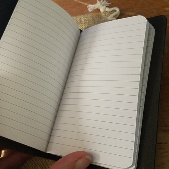 Bella Bug Field Journal 100pg Jute Drawstring Bag - Picture 2 of 3